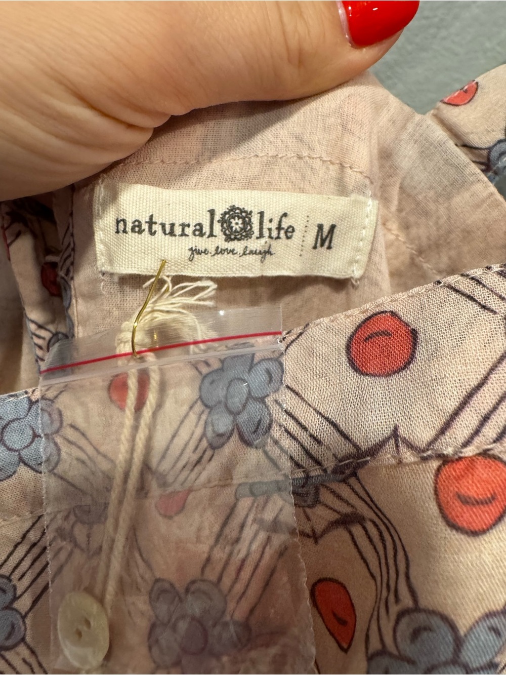 NWT Natural Life Jenny Cotton Maxi Dress Size Medium - Picture 2 of 8